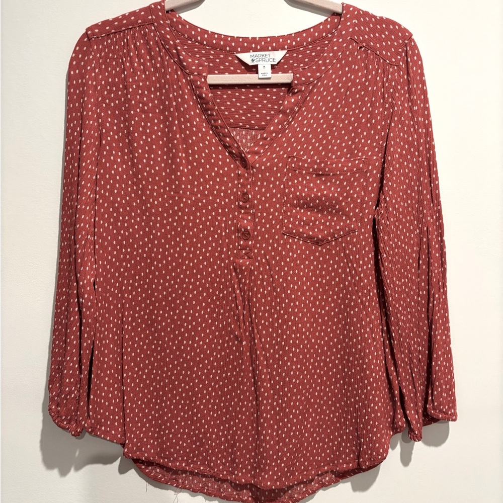 Market & Spruce 3/4 sleeve top